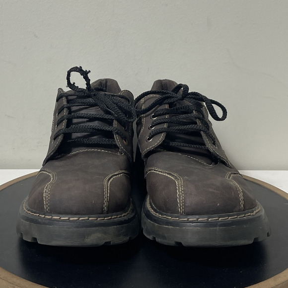 VTG‎ Gotcha Shoes Mens Size 13 Black Brown Casual Workwear Lace Up Chunky 90s - Picture 3 of 11